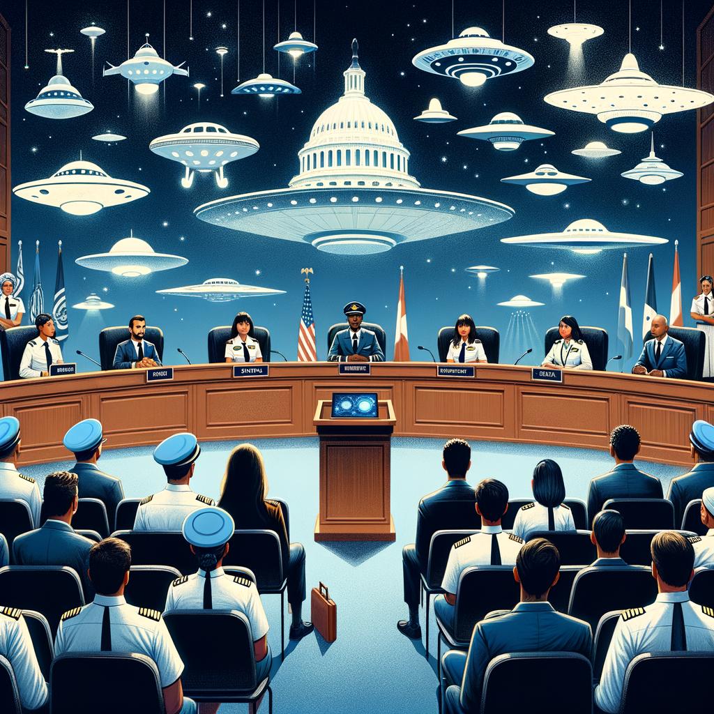Congressional Hearings and Unfolding UFO Narratives: Pilots Ready to Come Forward ⁣with their⁤ Encounters